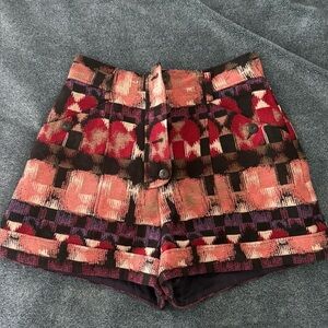 Sezane Jacquard shorts size 36/4